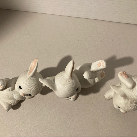 Vintage Homco set of three rabbits #1454 - Picture 5 of 9